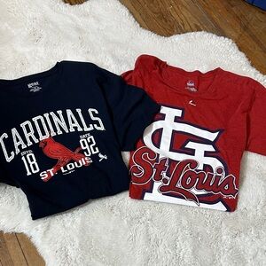 St. Louis Cardinals T-Shirts qty #2 EUC Size XL